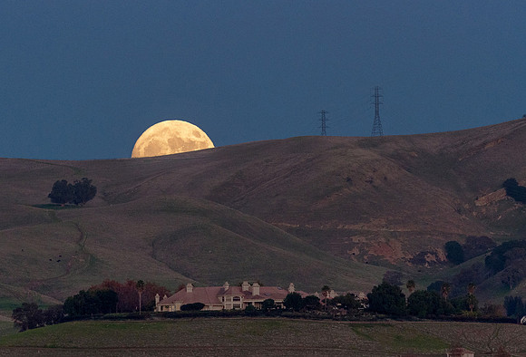 Supermoon Rising