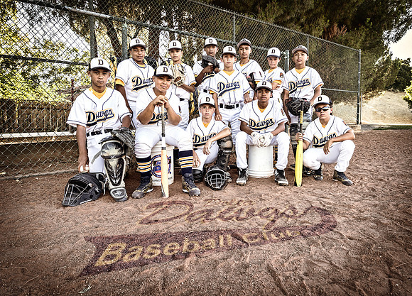 TRADITIONAL TEAM PHOTO WITH NON-TRADITIONAL POSING